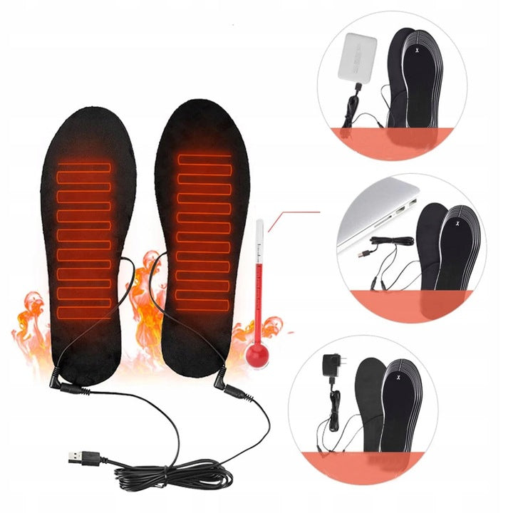 Branturi incalzite pentru incaltaminte, Zola®, alimentat prin USB, marimea 35-40 Branturi incalzite pentru incaltaminte, Zola®, alimentat prin USB, marimea 35-40